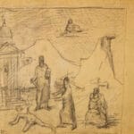 Studio per l'affresco di Giustiniano