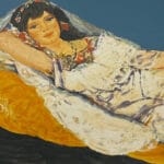 Donna sdraiata