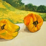 Peperoni con paesaggio