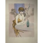 Ragazza al tavolo del bar - immagine 2