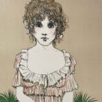 Ragazza fra i vasi