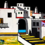 Paesaggio con pretini verticale