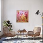 Paesaggio con fiori rossi n.2 di Dario Schelfi - immagine 3