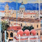 Tramonto incantato sui tetti di Palermo - Stampa su carta di Marco Favata