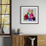 Amiche in vespa di Marco Lodola - immagine 2