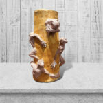 Vaso cilindro giallo di Alessandro Costagliola