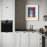 Donna con cappello rosso - immagine 4