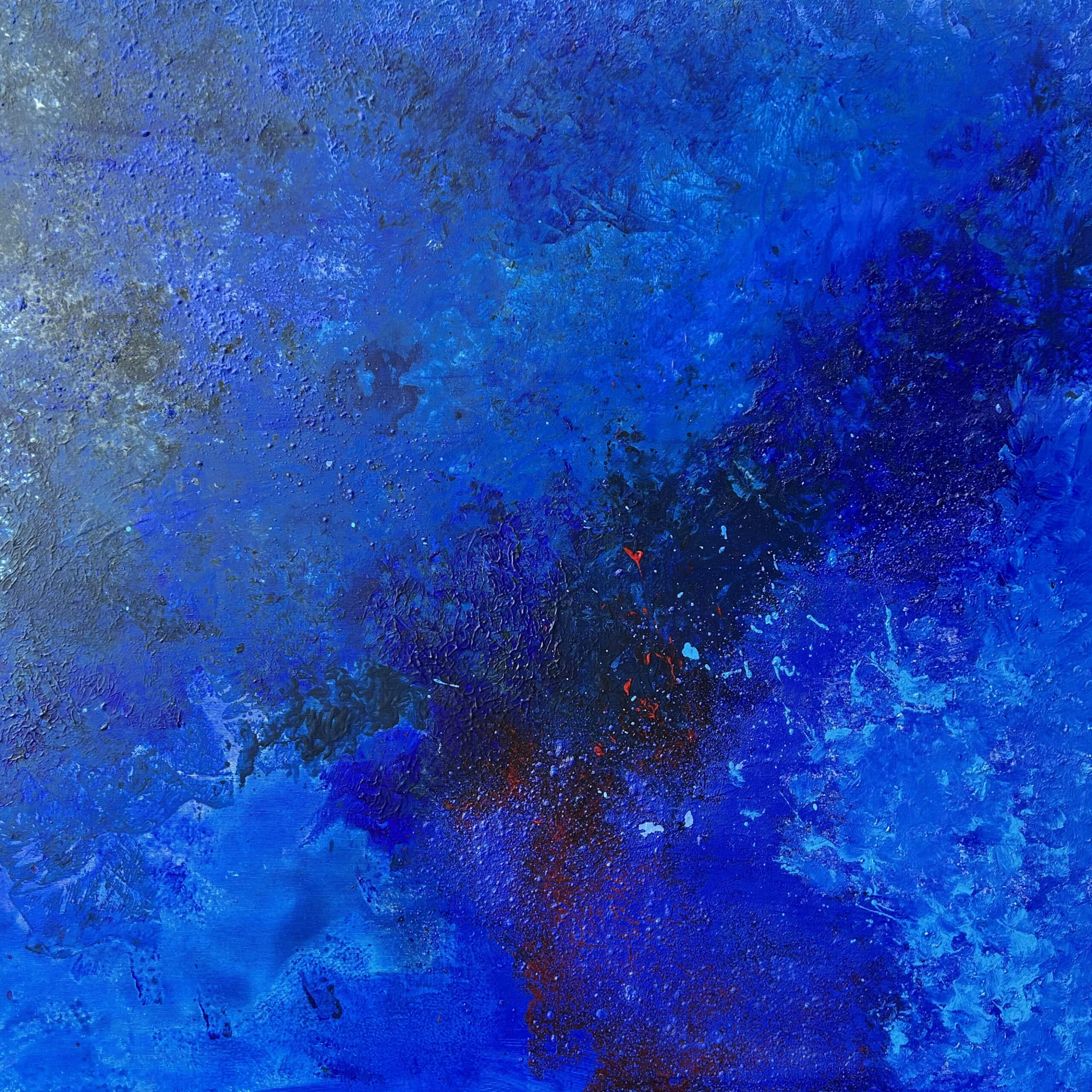 Schelfi, Genesi blu, cm 90x90 Genesi blu - immagine 1