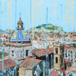La cupola del Carmine Maggiore: la regina di Palermo - Stampa su tela di Marco Favata